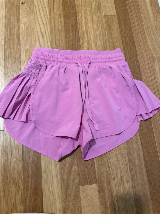 JoyLab Pants - JoyLab Pink Pleated Side Athletic Shorts